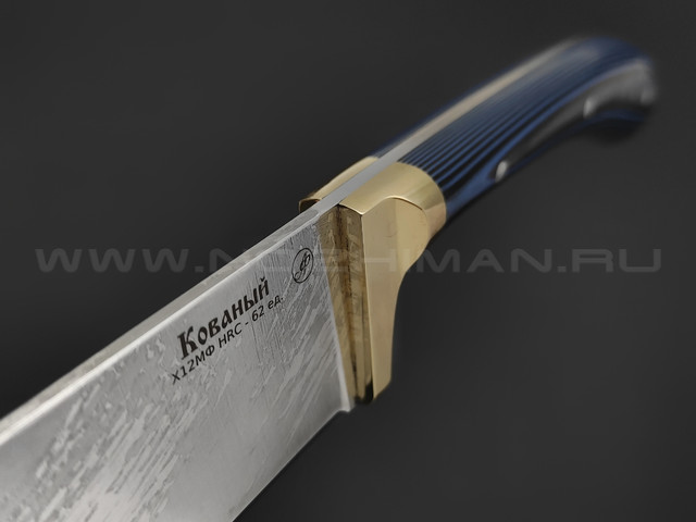 Нож "Пчак" сталь Х12МФ, рукоять G10, латунь (Фурсач А. А.)