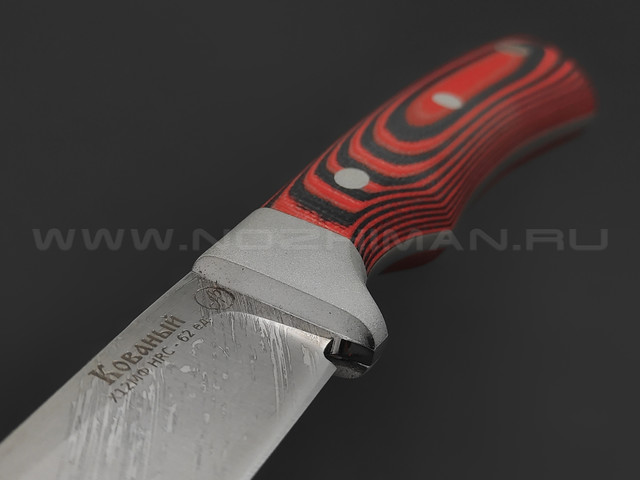 Нож "Газель" малютка, сталь Х12МФ, рукоять G10 black & red (Фурсач А. А.)