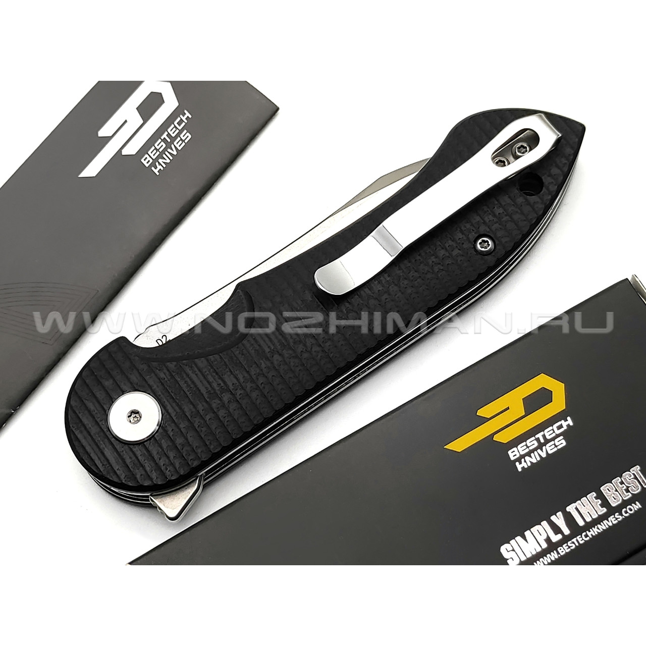 Нож Bestech Torpedo BG17A-1 сталь D2, рукоять G10 black