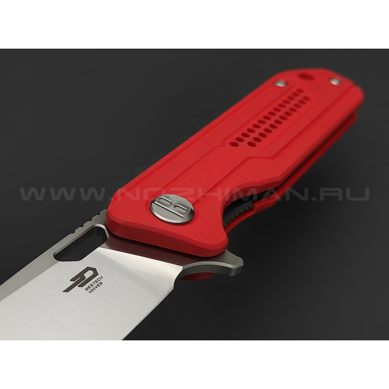 Нож Bestech Circuit BG35C-1 сталь K110, рукоять G10 red