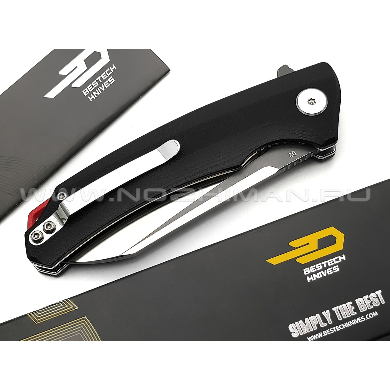 Нож Bestech Texel BG21A-2 сталь D2, рукоять G10 black