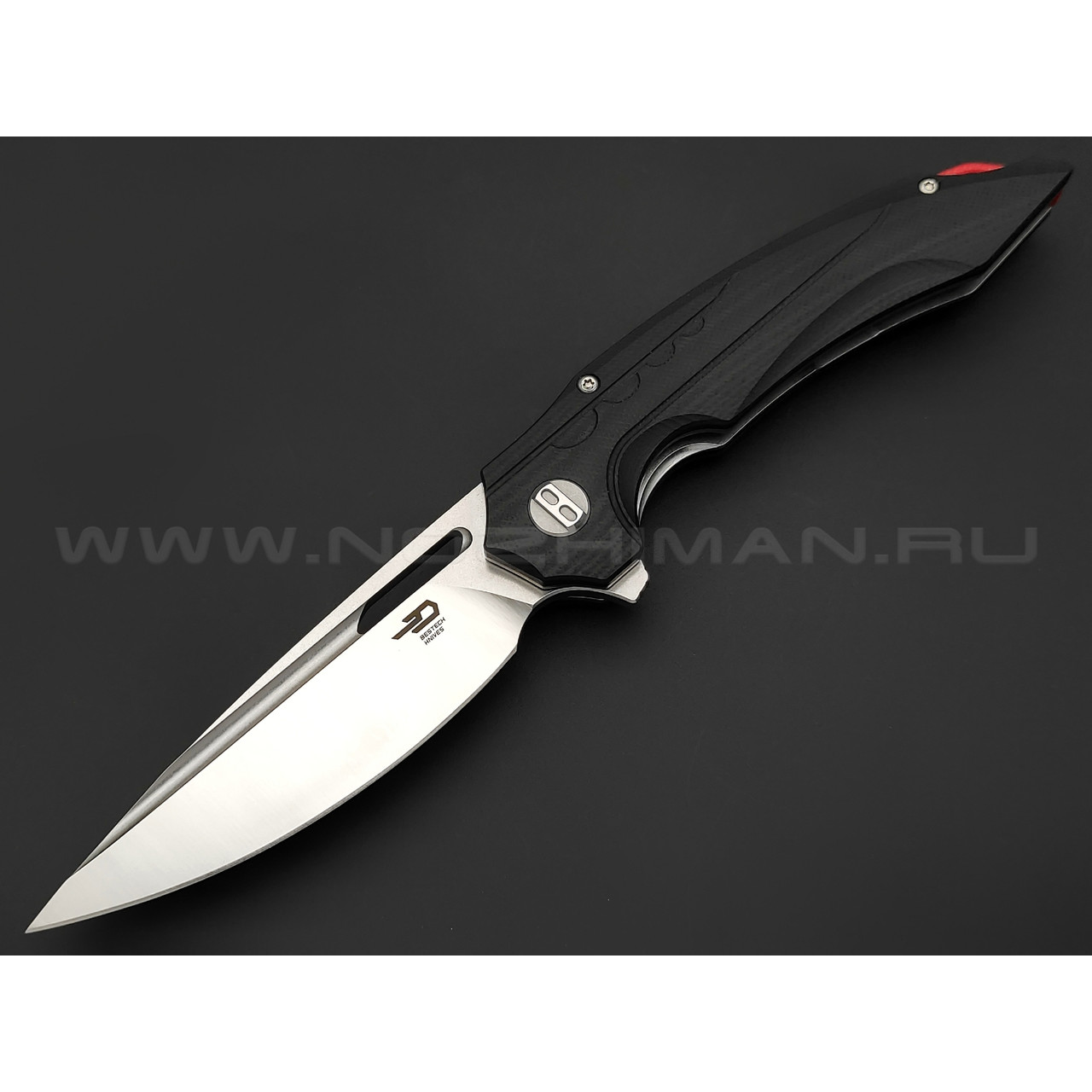 Нож Bestech Ornetta BG50A сталь D2 стоунвош, рукоять G10 black