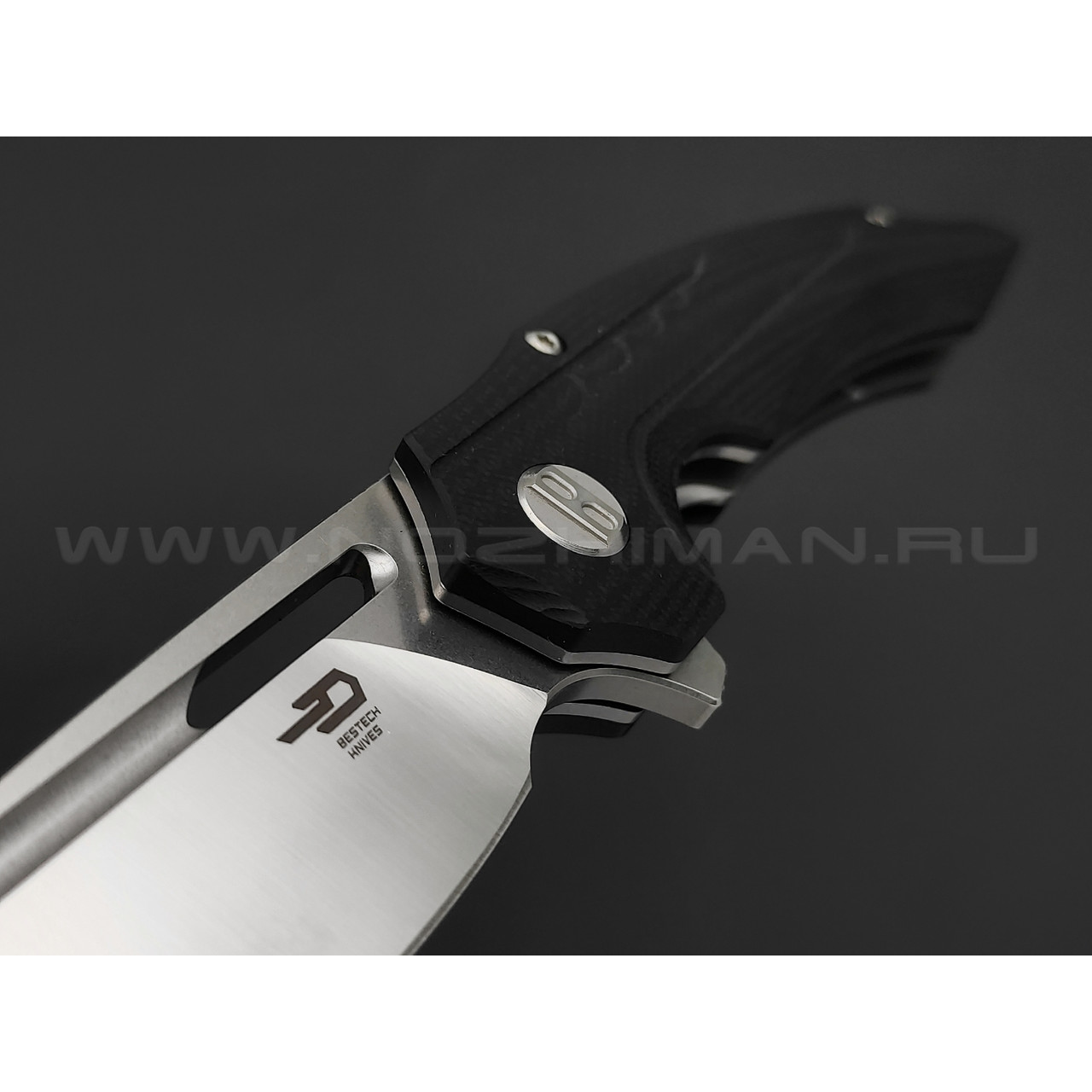 Нож Bestech Ornetta BG50A сталь D2 стоунвош, рукоять G10 black