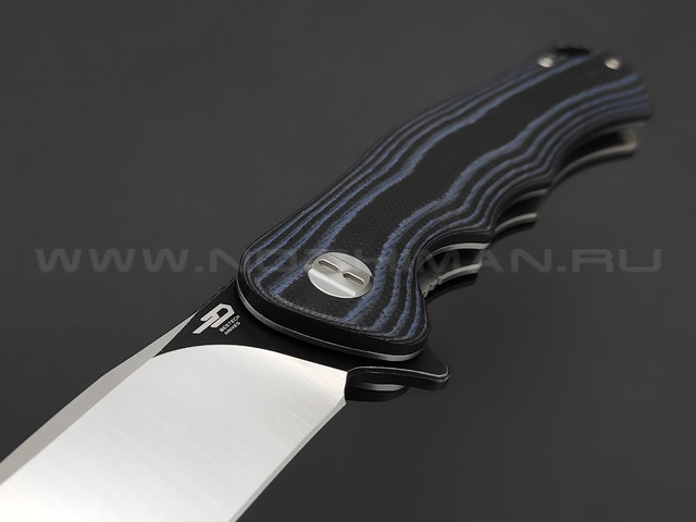 Нож Bestech Bobcat BG22D-2 сталь D2, рукоять G10 black & blue
