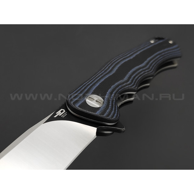 Нож Bestech Bobcat BG22D-2 сталь D2, рукоять G10 black & blue