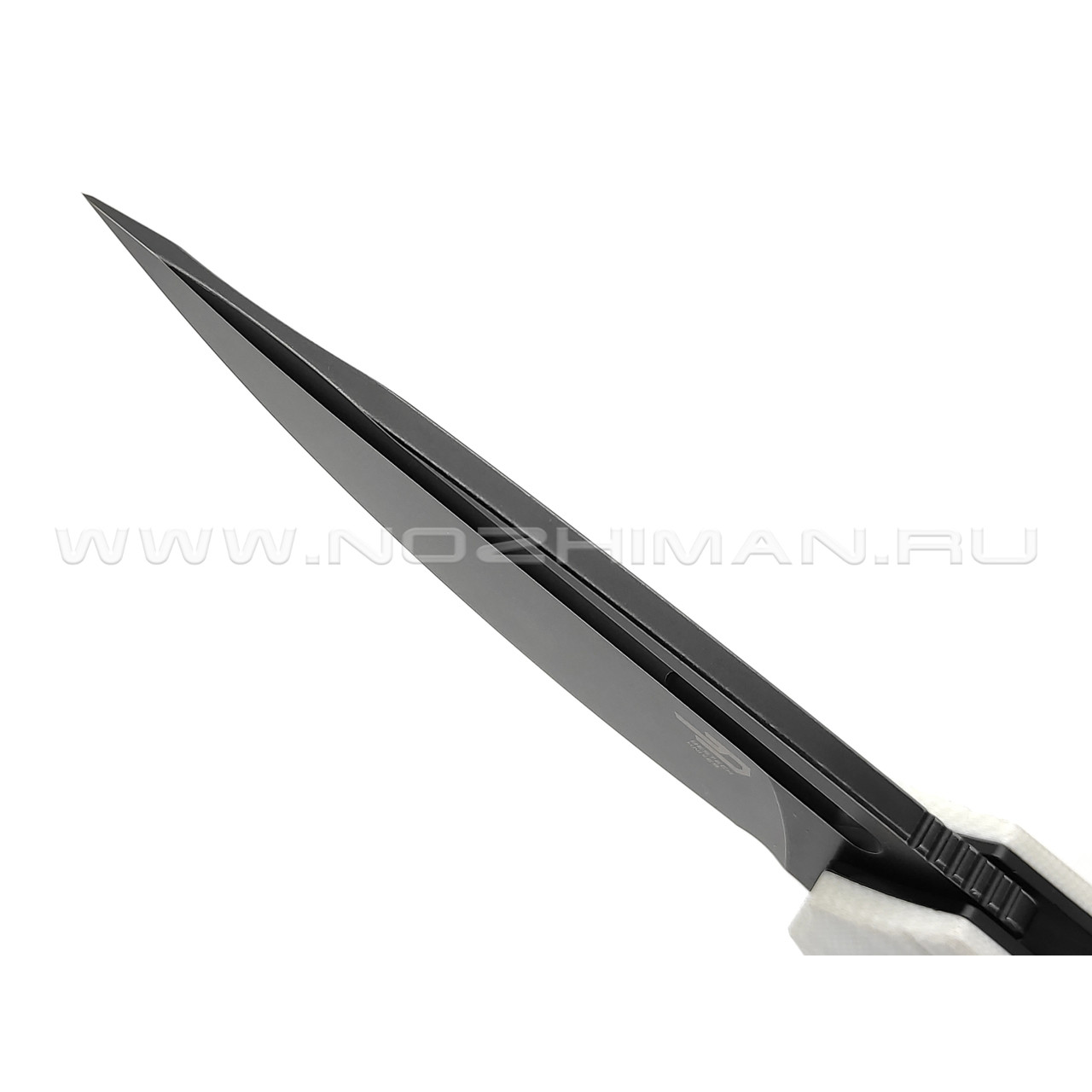 Нож Bestech Ornetta BG50E сталь D2 black, рукоять G10 white