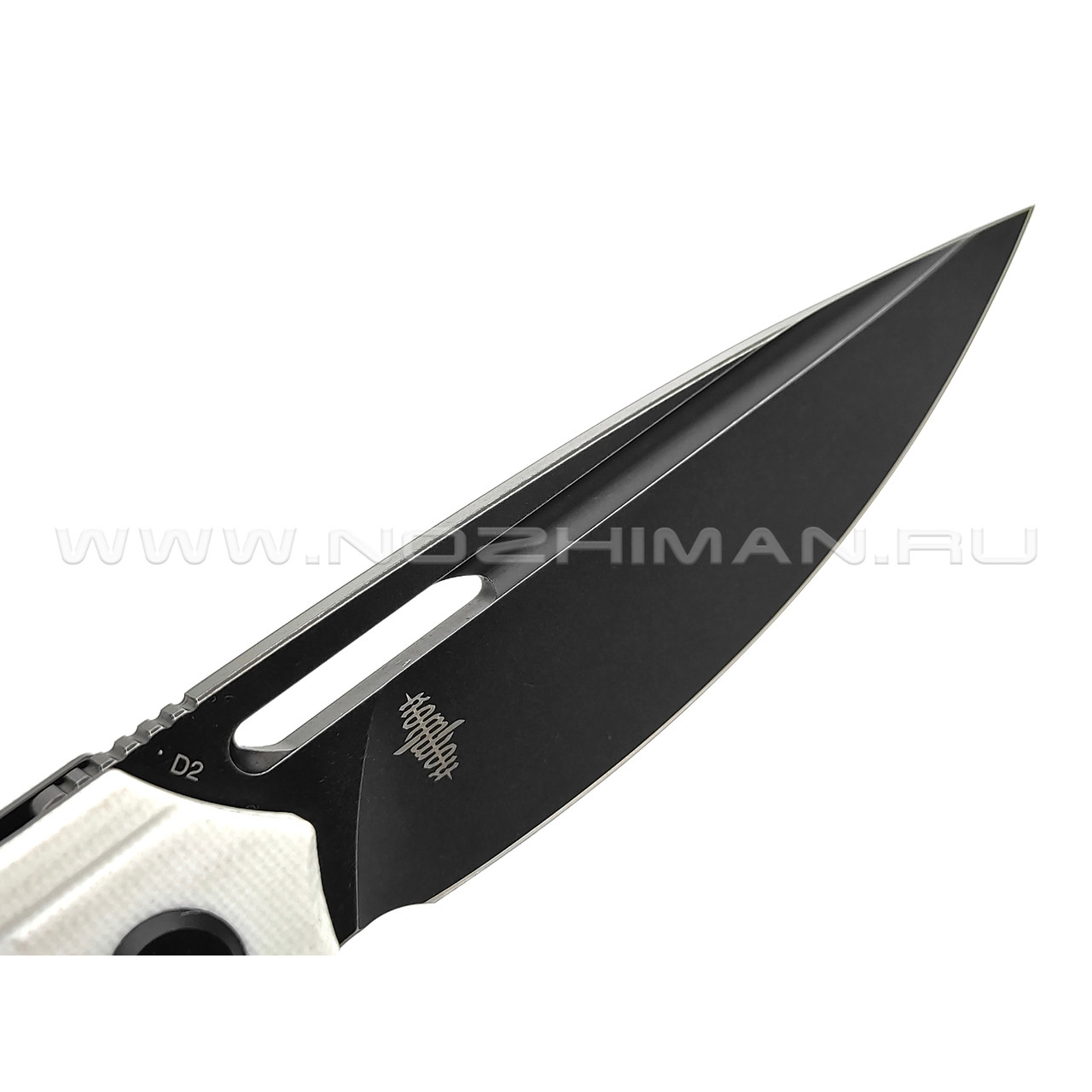 Нож Bestech Ornetta BG50E сталь D2 black, рукоять G10 white