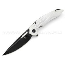 Нож Bestech Ornetta BG50E сталь D2 black, рукоять G10 white