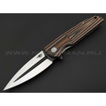 Нож Bestech Fin BG34C-2 сталь Sandvic 14C28N, рукоять G10 black & orange