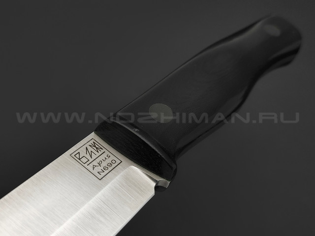 ZH Knives нож "Топь" сталь N690, рукоять Micarta black
