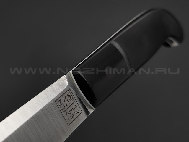 Zh Knives нож Septima сталь N690 satin, рукоять G10 black