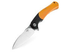 Нож Bestech Penguin BG32C сталь D2, рукоять G10 black & orange
