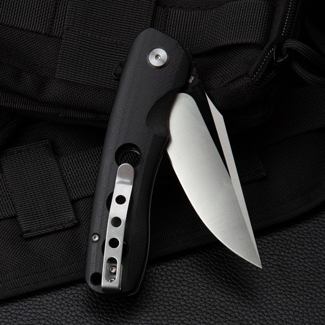 Нож Bestech Arctic BG33A-1 сталь D2 блэквош, рукоять G10 black