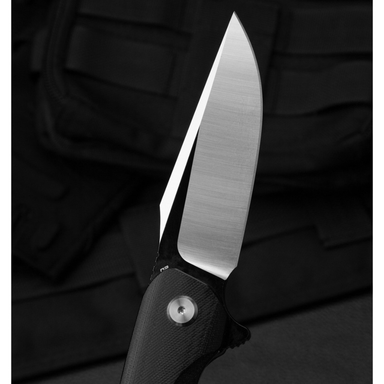 Нож Bestech Arctic BG33A-1 сталь D2 блэквош, рукоять G10 black