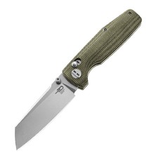 Нож Bestech Slasher BG43B-1 сталь D2 стоунвош, рукоять Micarta green