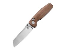 Нож Bestech Slasher BG43D сталь D2 stonewash, рукоять Micarta brown