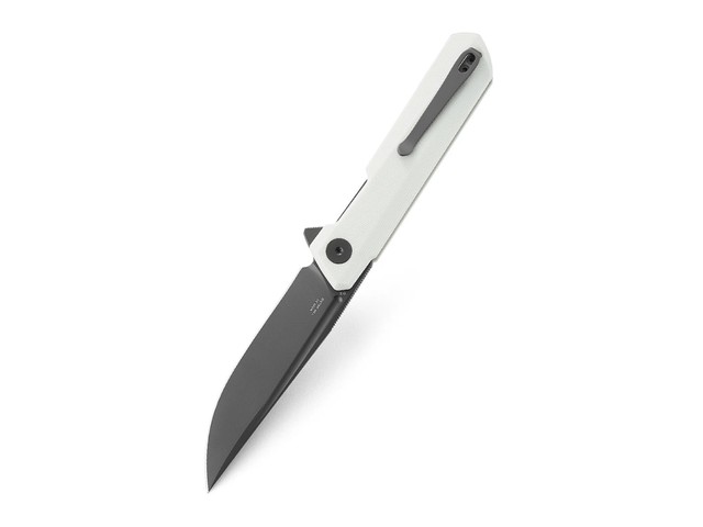 Нож Bestechman Dundee BMK01I сталь D2 black, рукоять G10 white