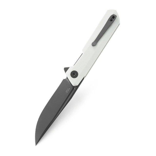 Нож Bestechman Dundee BMK01I сталь D2 black, рукоять G10 white