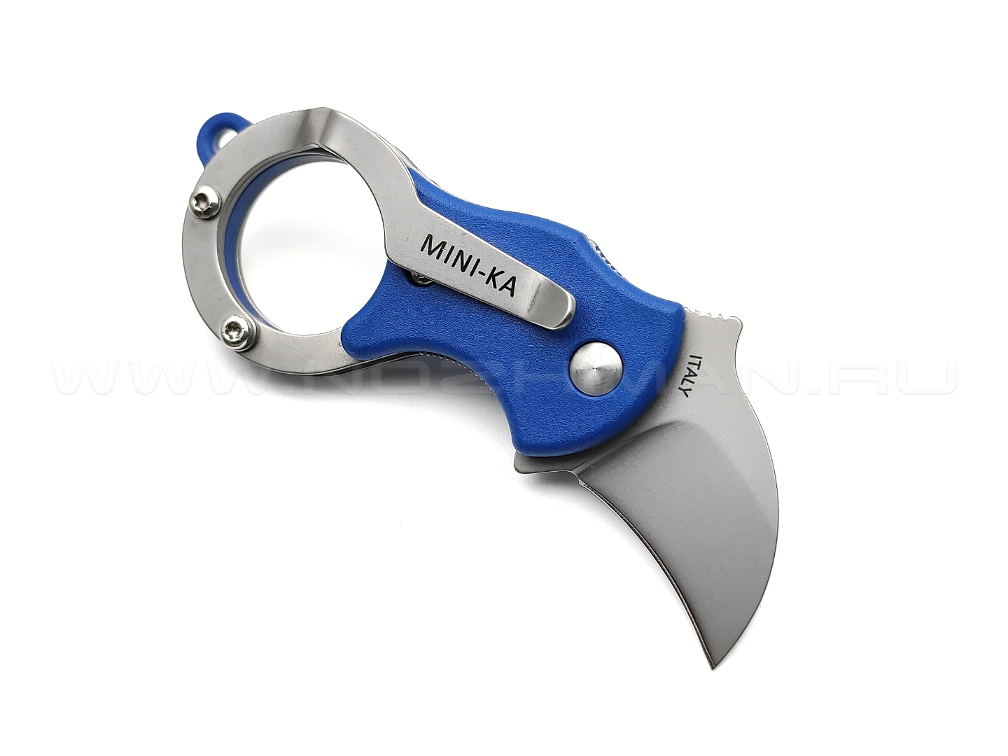 Нож Fox Mini-Ka Blue FX-535BL сталь 1.4116, рукоять FRN