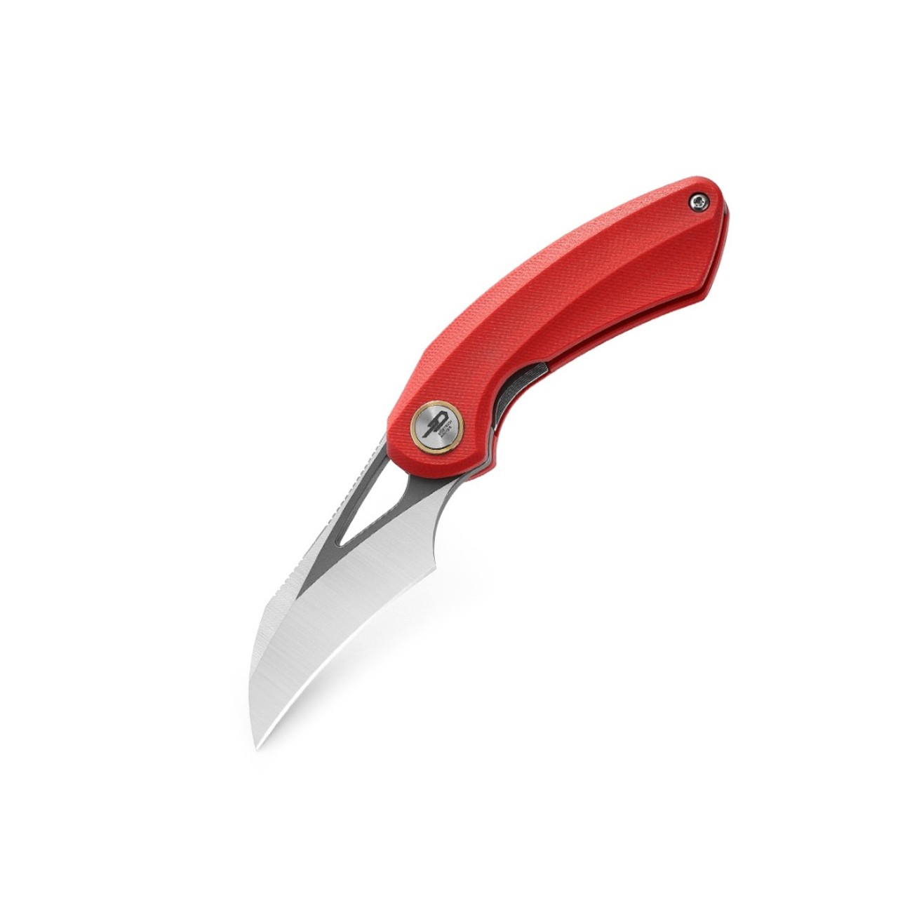 Нож Bestech Bihai BG53C-2 сталь 14C28N satin, рукоять G10 red