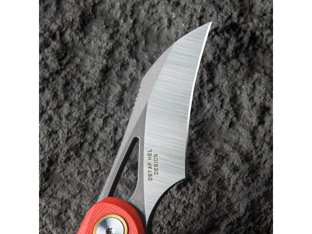 Нож Bestech Bihai BG53C-2 сталь 14C28N satin, рукоять G10 red