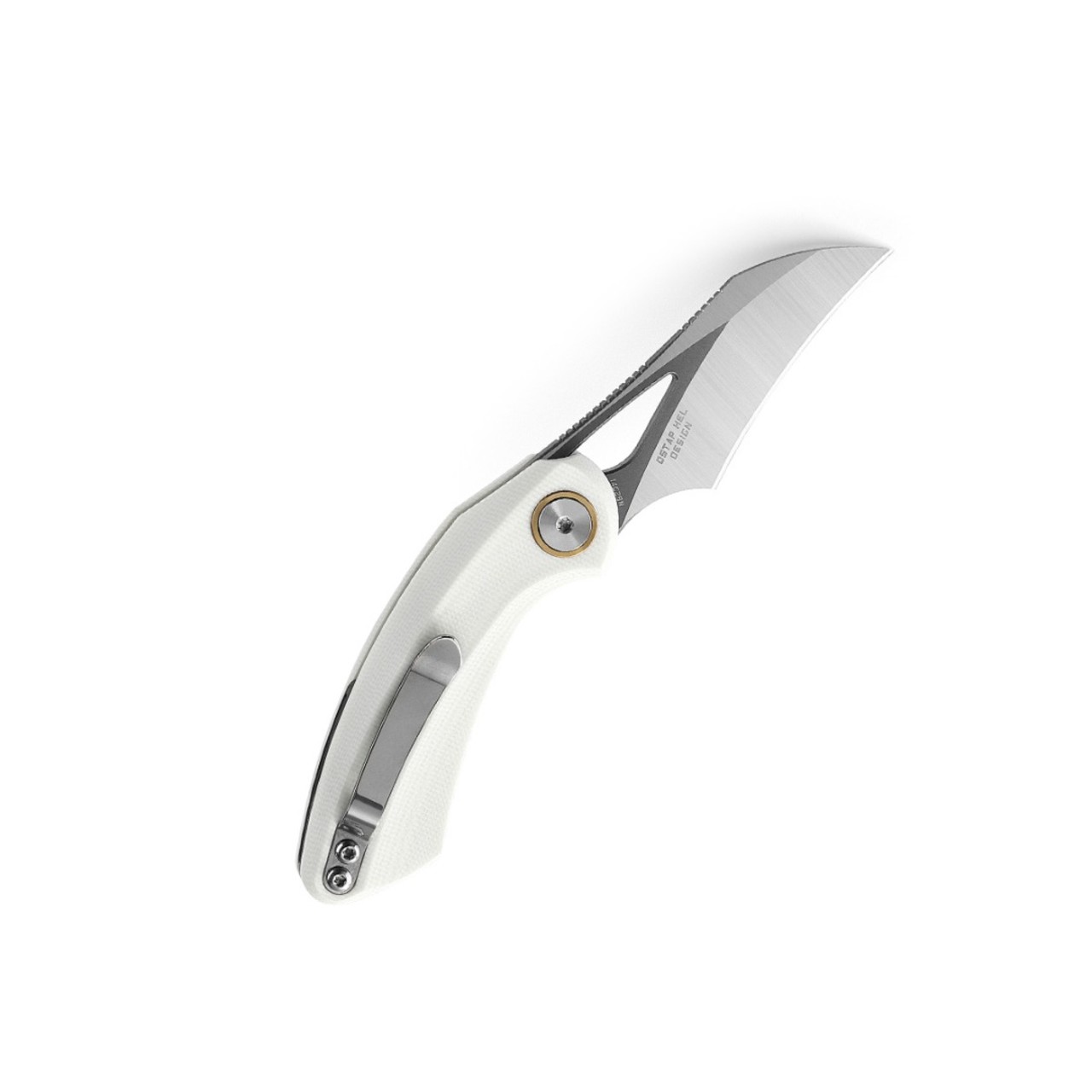 Нож Bestech Bihai BG53E сталь 14C28N satin, рукоять G10 white