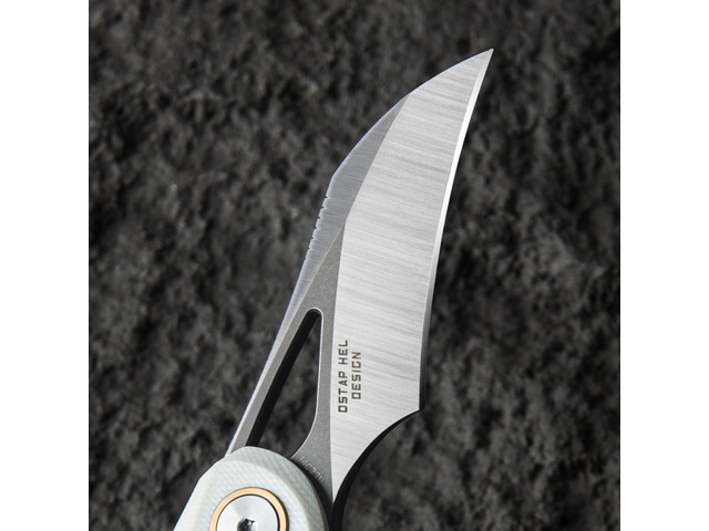 Нож Bestech Bihai BG53E сталь 14C28N satin, рукоять G10 white