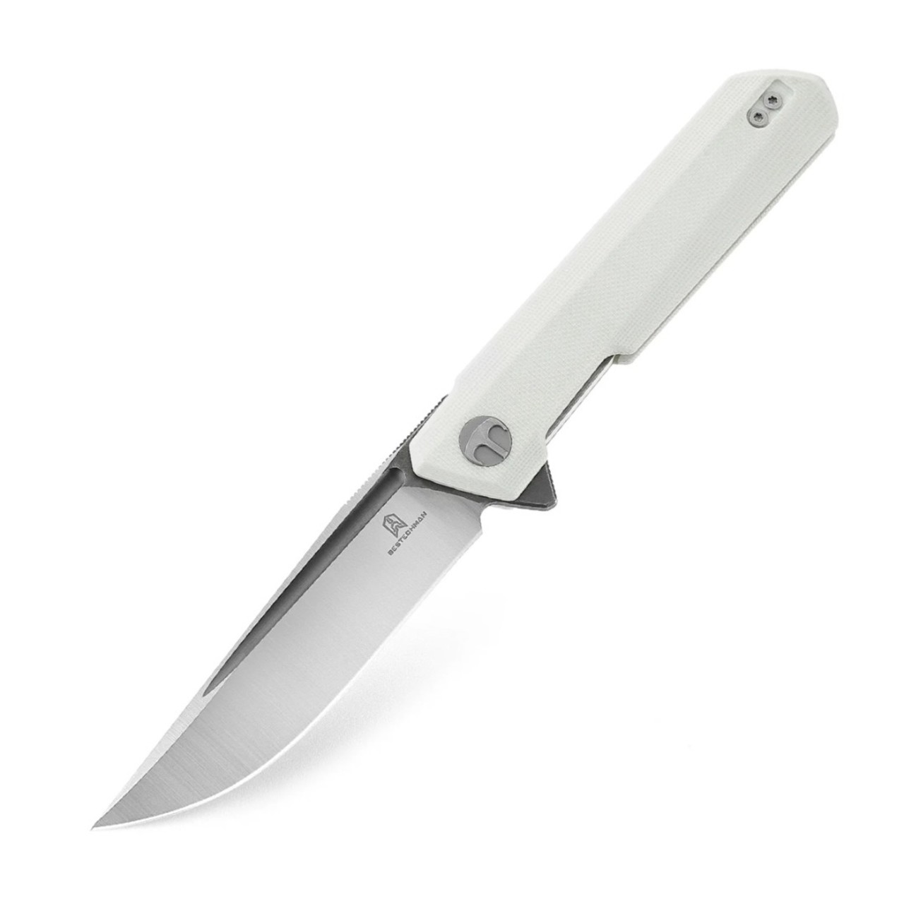 Нож Bestechman Dundee BMK01G сталь D2 satin, рукоять G10 white