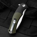 Нож Bestech Penguin BG32A сталь D2, рукоять G10 black & green