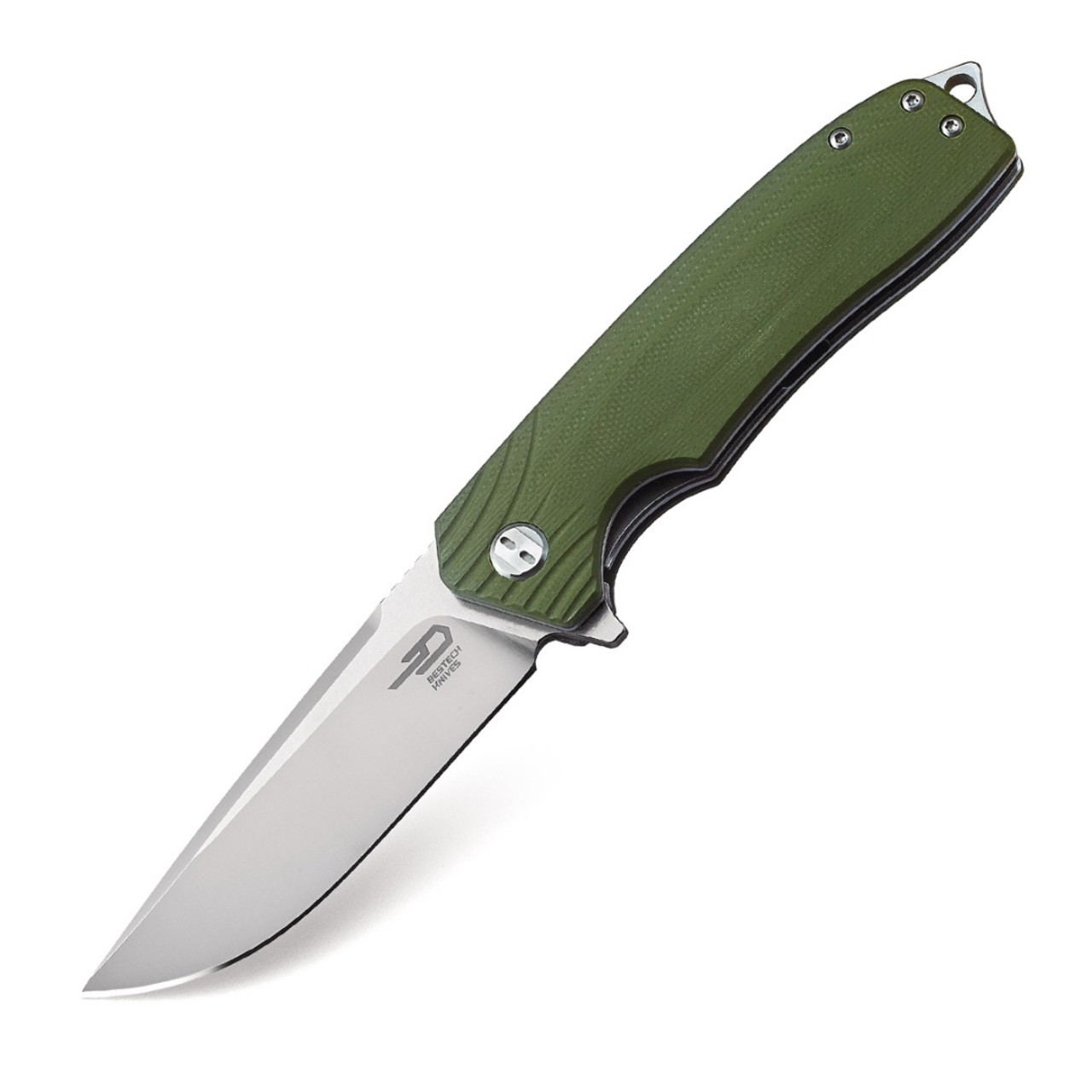Нож Bestech Lion BG01B сталь D2 satin, рукоять G10 green