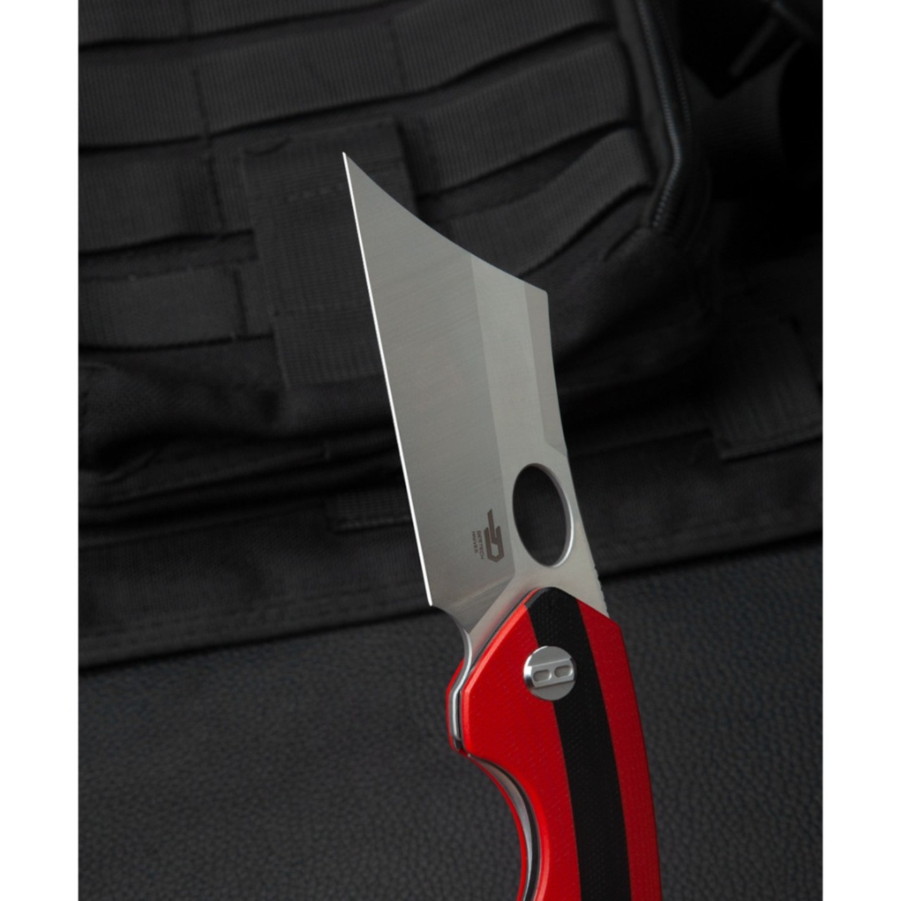 Нож Bestech Skirmish BG44C сталь D2, рукоять G10 black & red