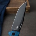 Нож Bestech Keen II BT2301D сталь S35VN блэквош, рукоять Titanium, G10 black & blue Нож Bestech Keen II BT2301D сталь S35VN блэквош, рукоять Titanium, G10 black & blue