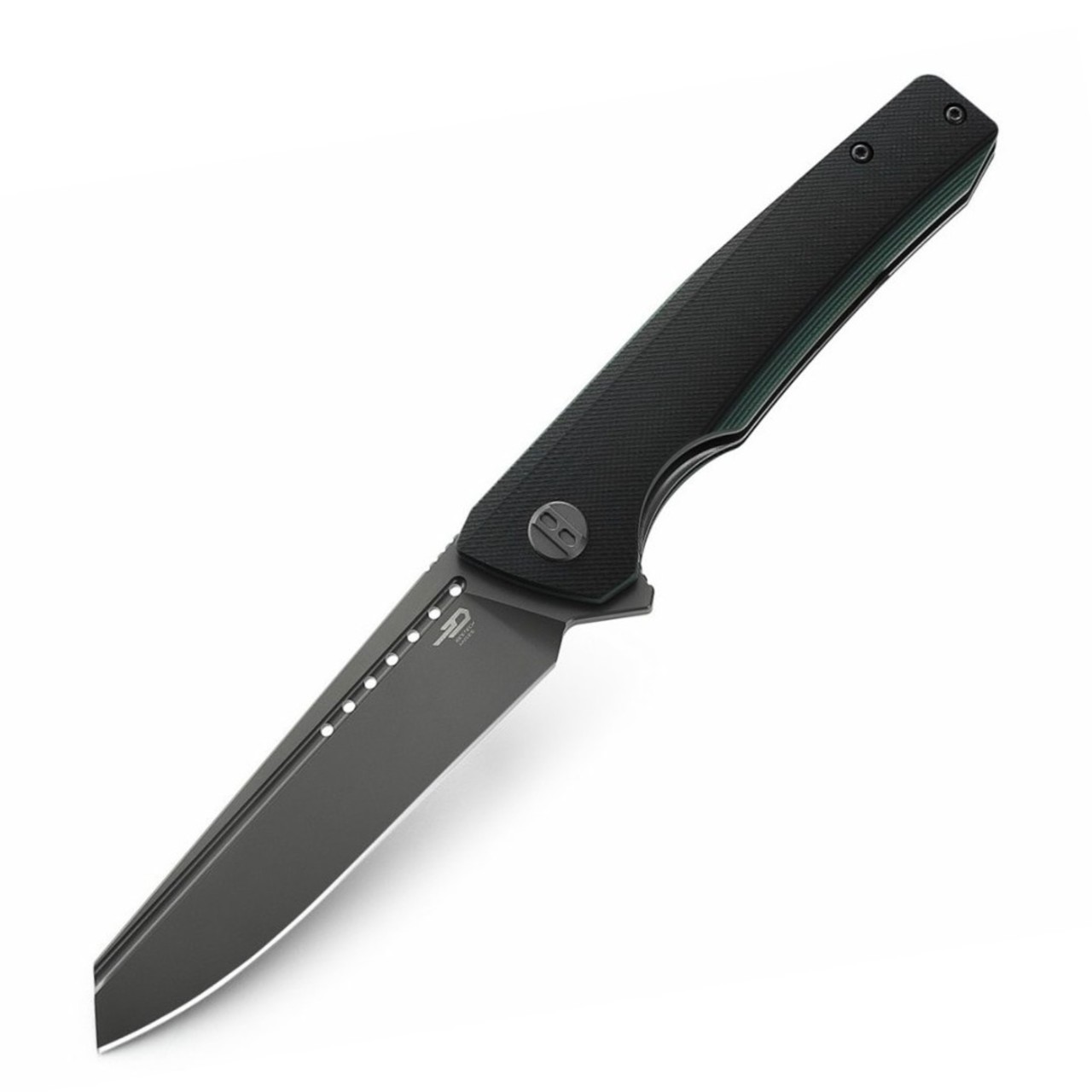 Нож Bestech Slyther BG51D сталь 14C28N grey, рукоять G10 black & green