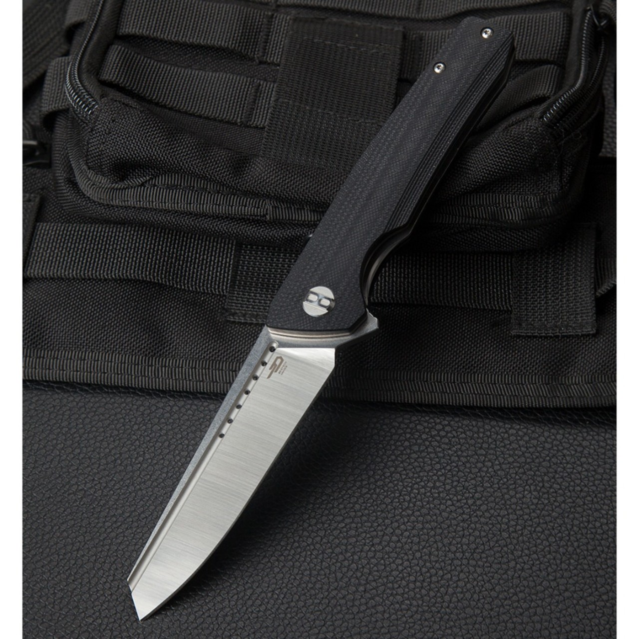 Нож Bestech Slyther BG51A-1 сталь 14C28N satin, рукоять G10 black