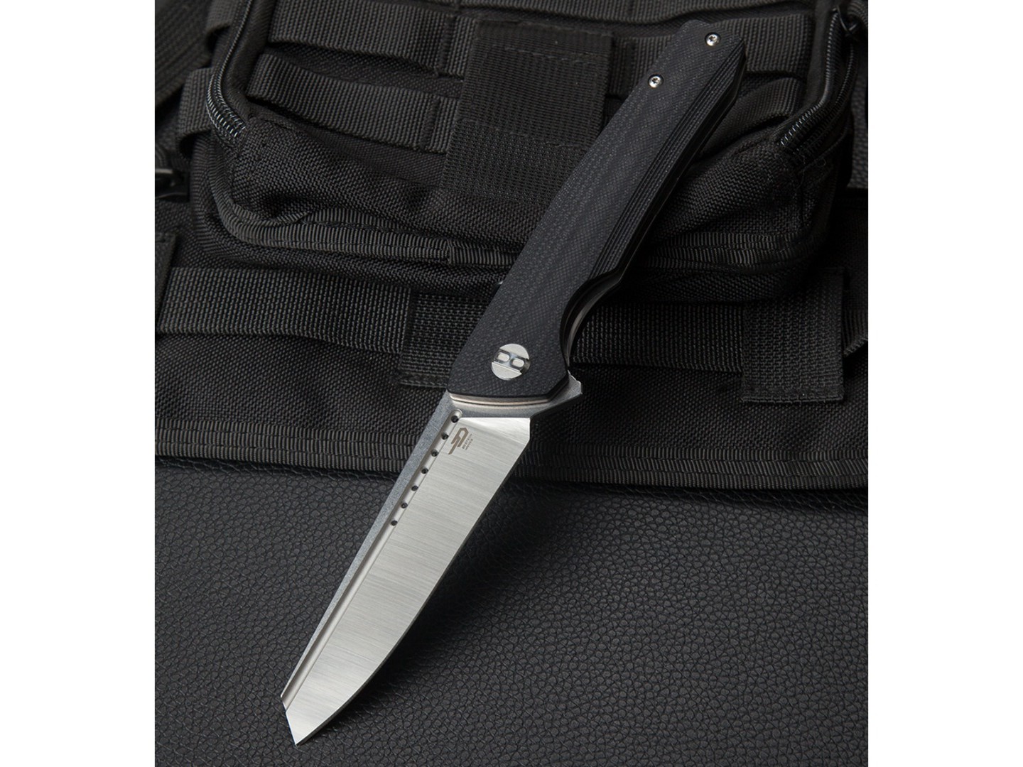 Нож Bestech Slyther BG51A-1 сталь 14C28N satin, рукоять G10 black