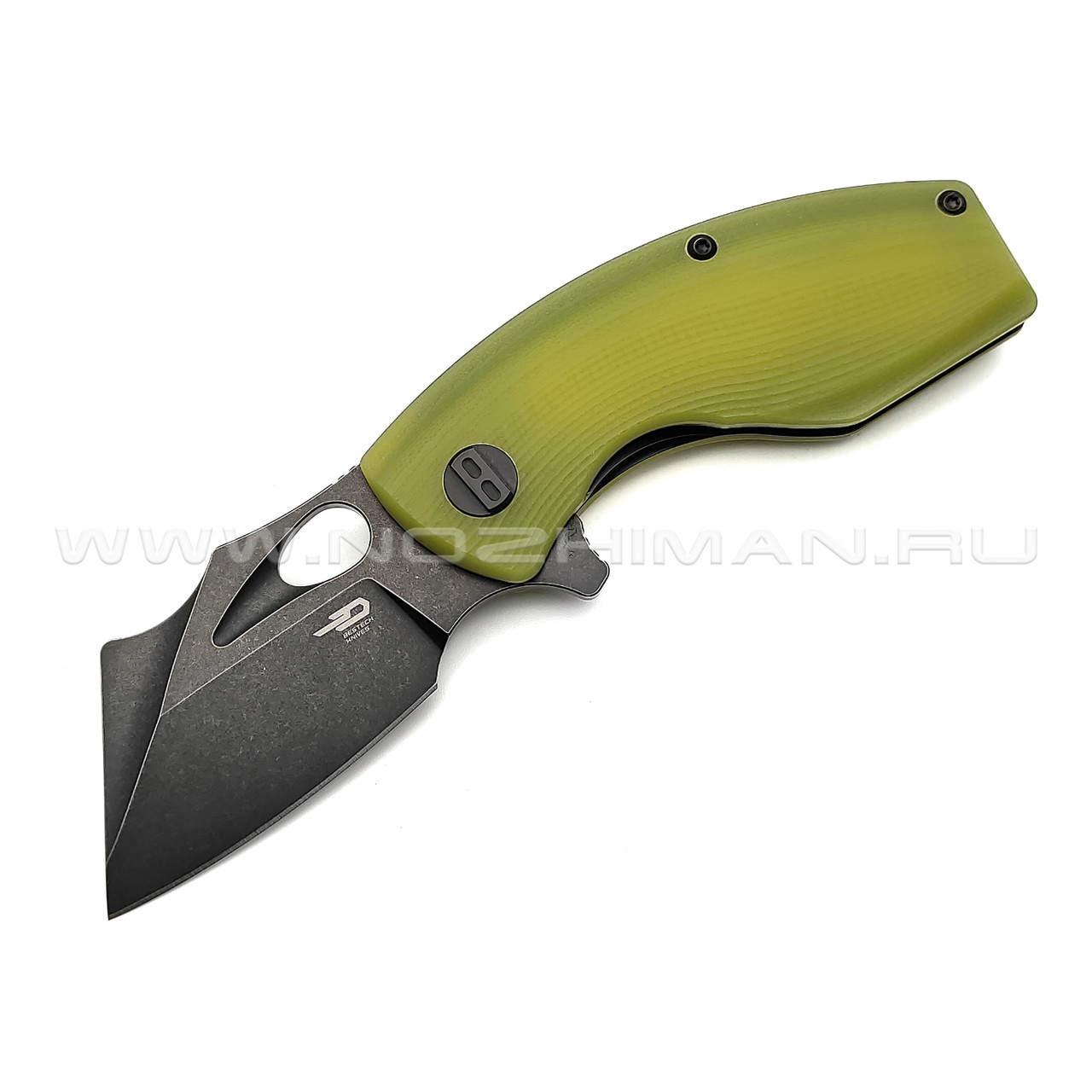 Нож Bestech Lizard BG39F сталь D2 блэквош, рукоять G10 neon