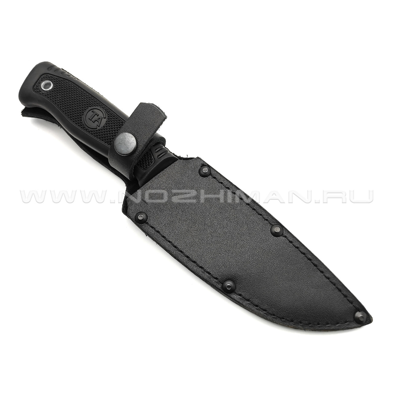 Нож №11 "Гарпун-1" сталь 95Х18 пескоструй, рукоять резина (Титов и Солдатова)