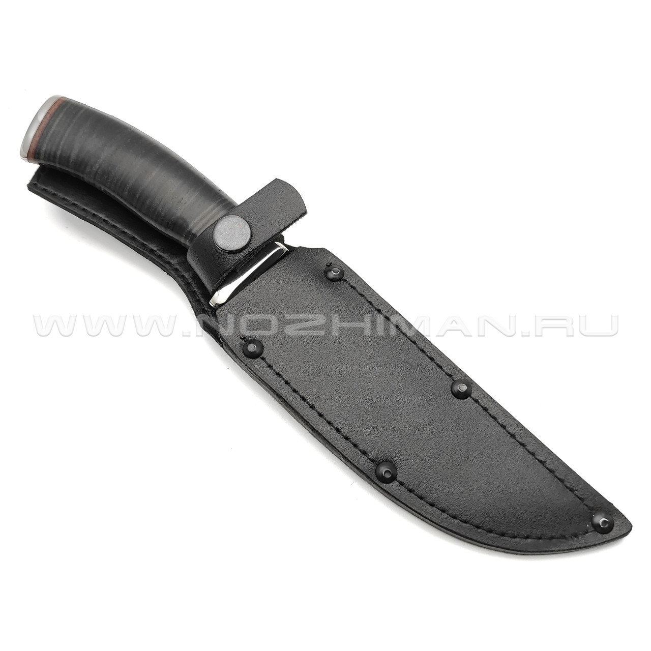 Титов и Солдатова нож Боец-1 сталь Дамаск, рукоять Наборная кожа