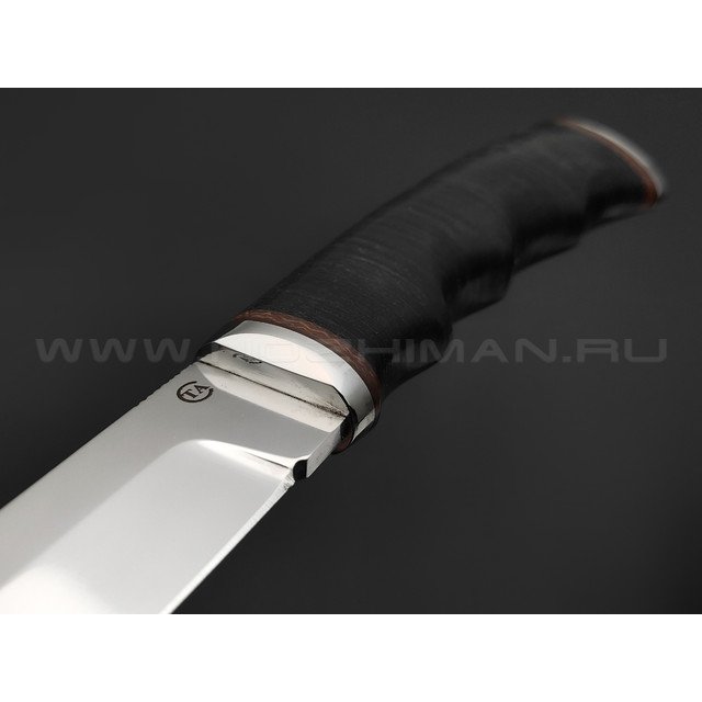 Титов и Солдатова нож "Гюрза-2" сталь 95Х18, рукоять наборная кожа, сталь