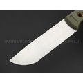 Нож Yanari средний сталь VG-10, рукоять G10 green, ножны kydex green