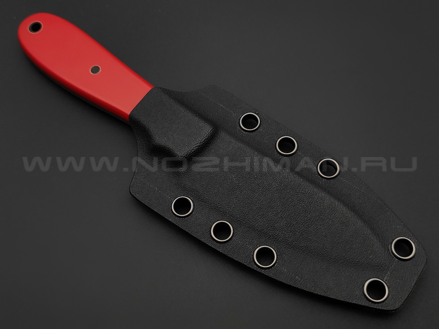 Zh KNIVES нож True сталь N690 сатин, рукоять G10 red