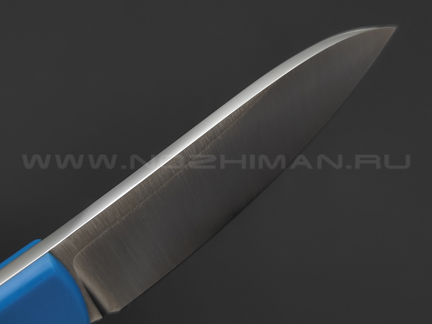 Zh KNIVES нож True сталь N690 сатин, рукоять G10 blue