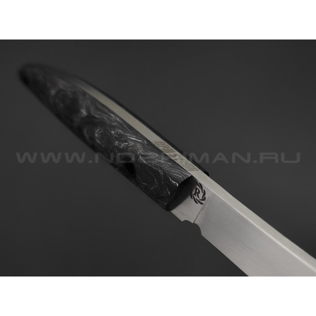 Нейрис нож Перс сталь CPM S125V, рукоять Карбон "Тёмная Материя - Серебро"