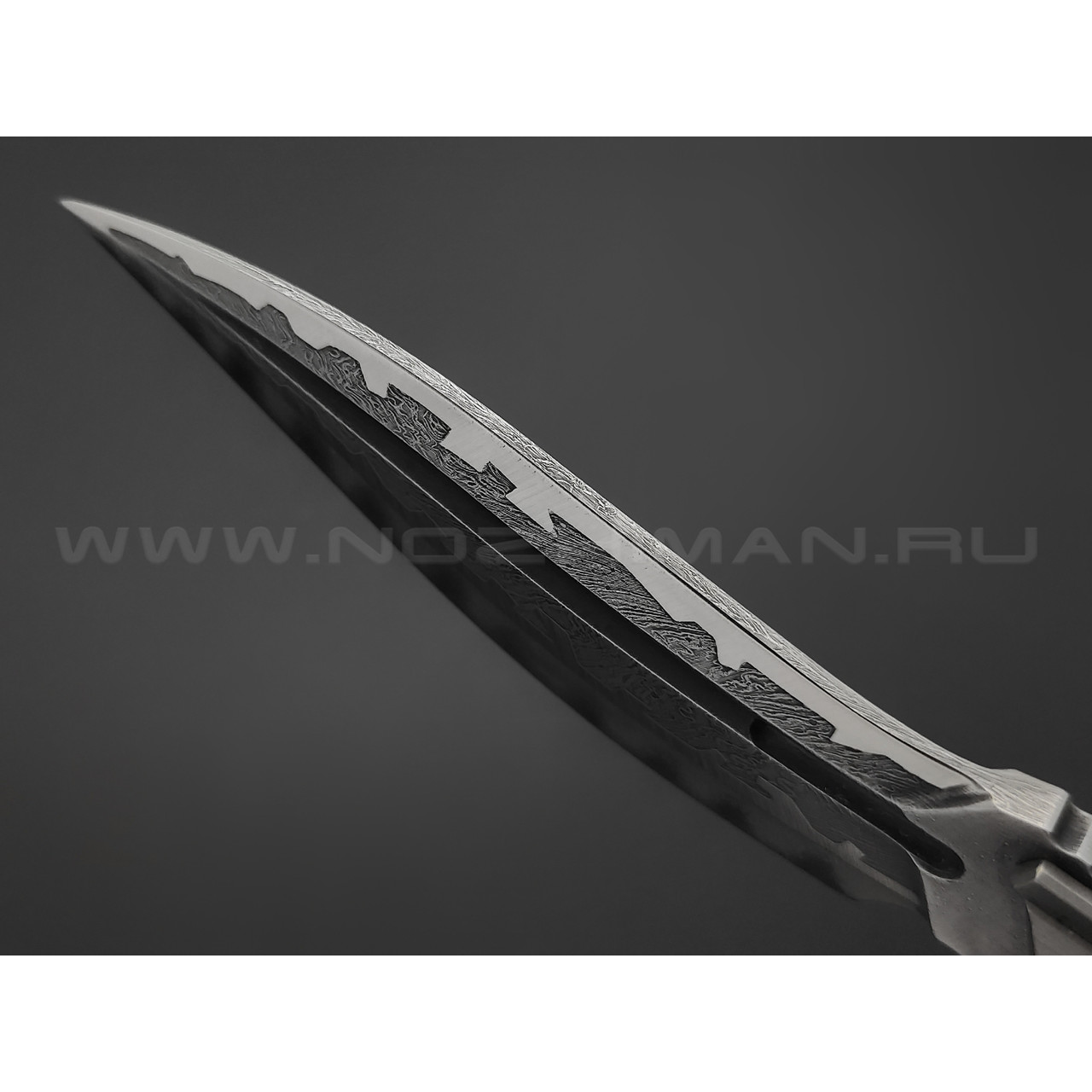 Neyris Knives нож Shad сталь CPM Magnacut, рукоять Titanium, carbon fiber dark matter silver