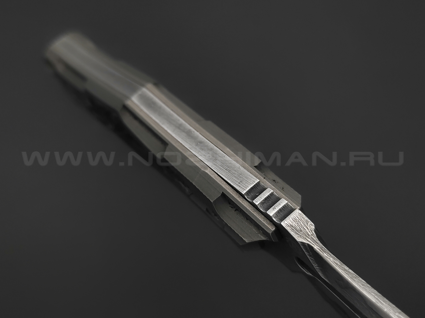 Neyris Knives нож Shad сталь CPM Magnacut, рукоять Titanium, carbon fiber dark matter silver
