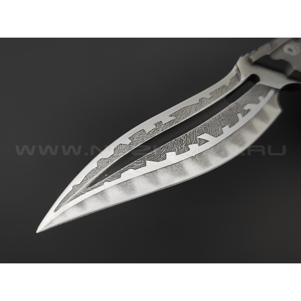 Neyris Knives нож Shad сталь CPM Magnacut, рукоять Titanium, carbon fiber dark matter silver