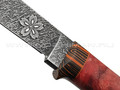 Волчий Век нож Слоненок Custom сталь N690 WA, рукоять Стаб. карельская береза, G10