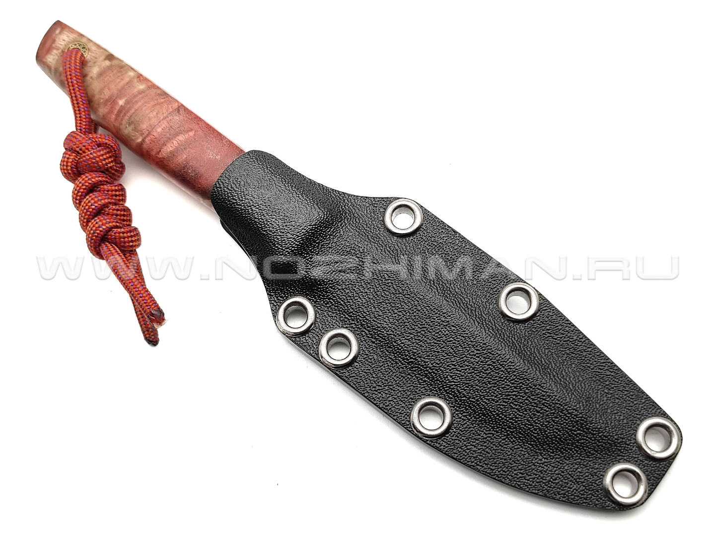 Волчий Век нож Слоненок Custom сталь N690 WA, рукоять Стаб. карельская береза, G10