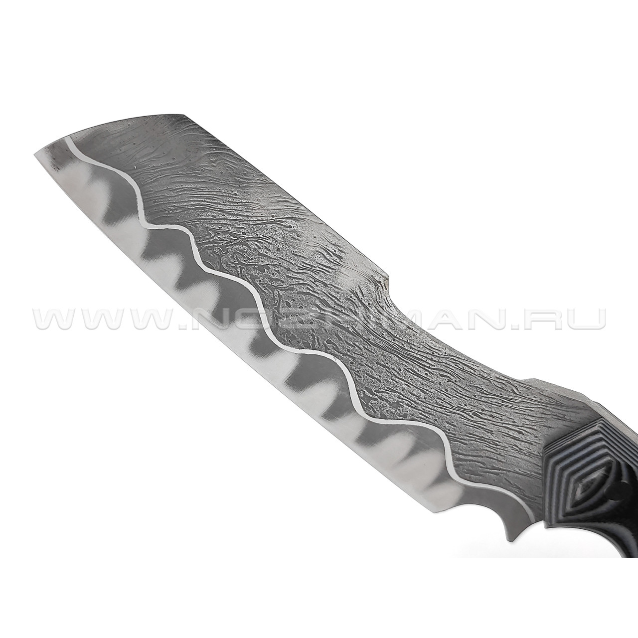 Волчий Век нож Карачун Custom сталь N690 WA, рукоять G10 black & grey