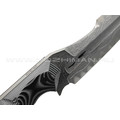 Волчий Век нож Карачун Custom сталь N690 WA, рукоять G10 black & grey